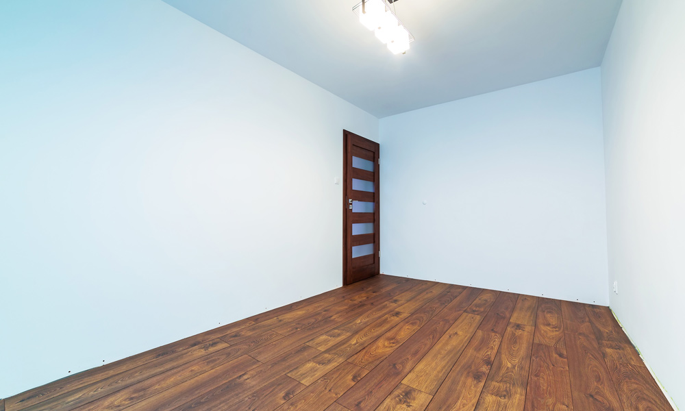 A painted empty room