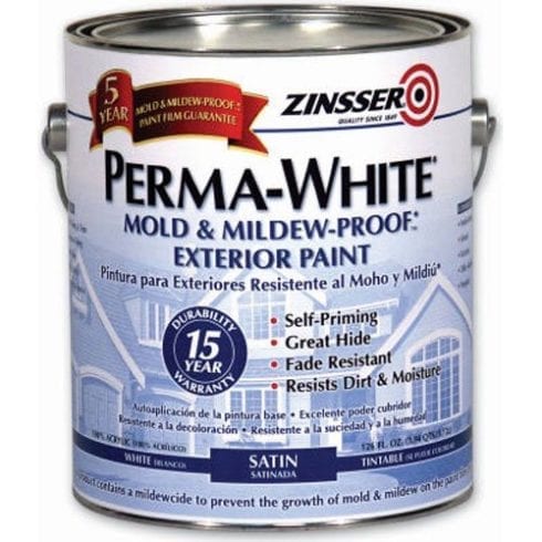 Rust-Oleum Zinsser Perma White Exterior Satin